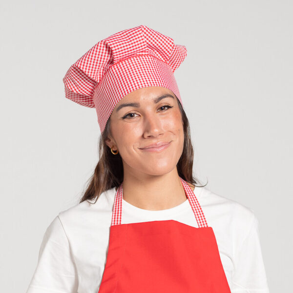 Gorro Chef-Vichi rojo