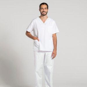 Pijama sanitario blanco